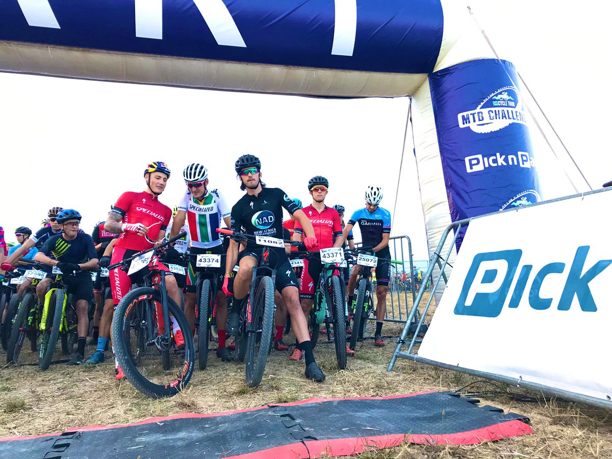CTCycleTour's tweet image. World class front row #MTBChallenge