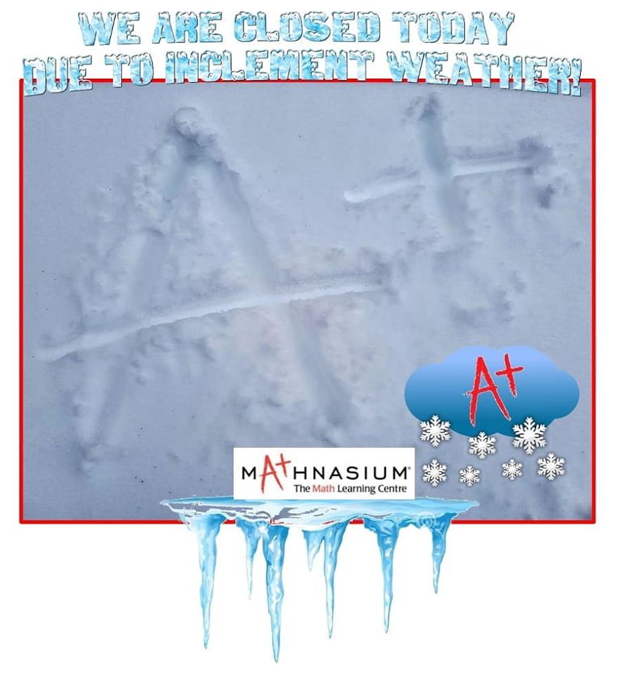 MathStorrs's tweet image. Once again it looks like the weather will get the best of us! We sincerely apologize for any inconvenience but as always, the safety of our families and staff comes first. So, we will be closed Saturday, March 2nd!