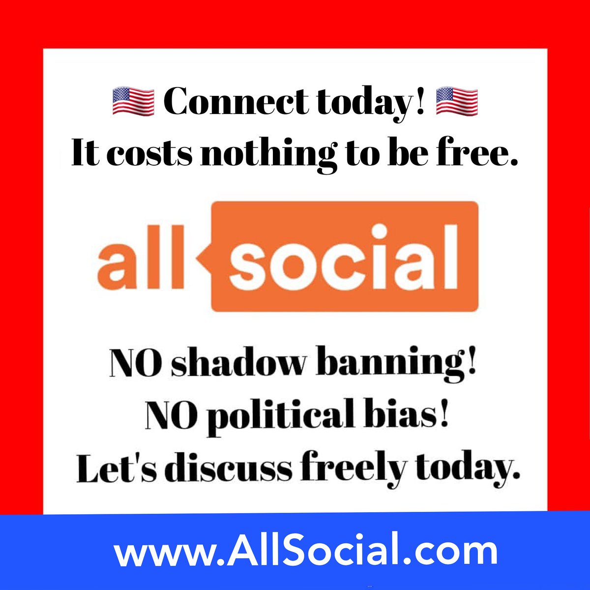 WomanTrump's tweet photo. America is a free country. Social media should be the same for conservatives. What are we waiting for? 
🇺🇸
#FreedomFriday #FridayThoughts #SocialMedia #TrumpTrainArmy  #censorship #republicans #Connected2me #conservative #blackconservativemovement #BlacksForTrump #FreeSpeech https://t.co/ntKVqBhjdR