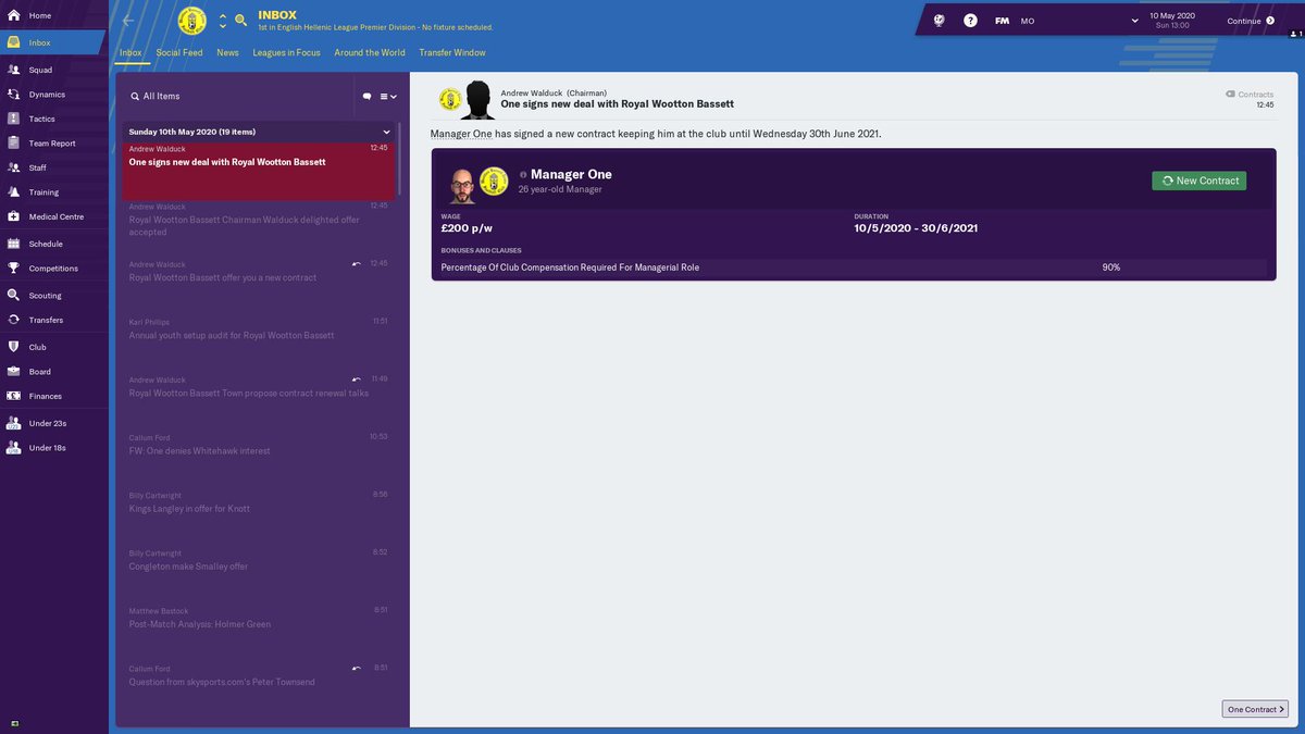 ARelegation's tweet image. Judging by the boards expectations, Manger One probably wouldn't have received one of these had he not wont the division! Phew!! #LiveAnotherDay
@Reddit_FMG @FootballManager #FM19 #WeAreTheCommunity #FMCreators
