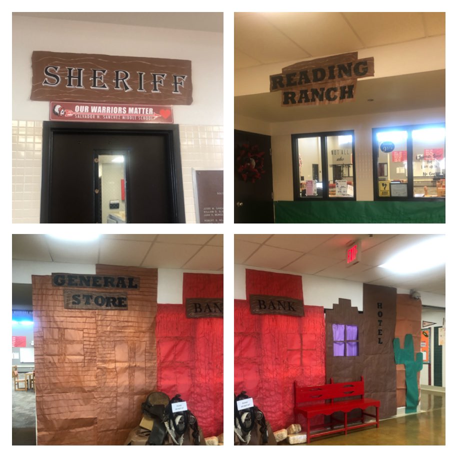 IRJimenezMISD's tweet photo. Thank you Mrs. Triplett for making our campus look welcoming to our students Western Style. We truly appreciate you. #OurWarriorsMatter #WarriorNation #TeamSISD https://t.co/IysHTVUDBu