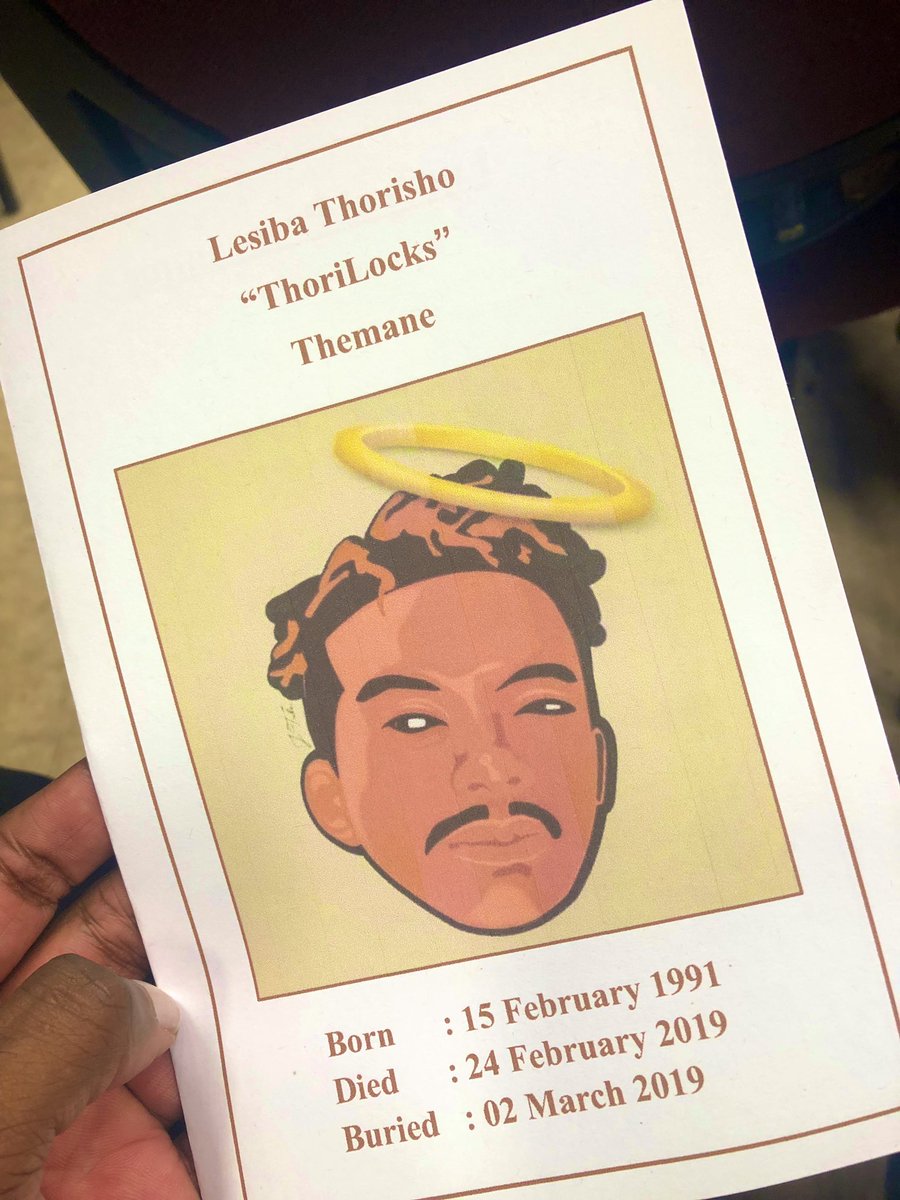 tumisole's tweet image. #JusticeForThoriso

#CountryDuty

#ThorishoThemaFuneral

Proposed Funeral Programme