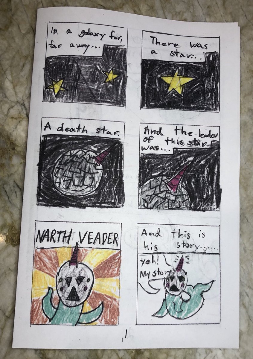 MrJonCryer's tweet image. Just to give you a taste....

Here’s page 1 of Nar Wars

(Oops, did I put too many dots in the ellipses?)