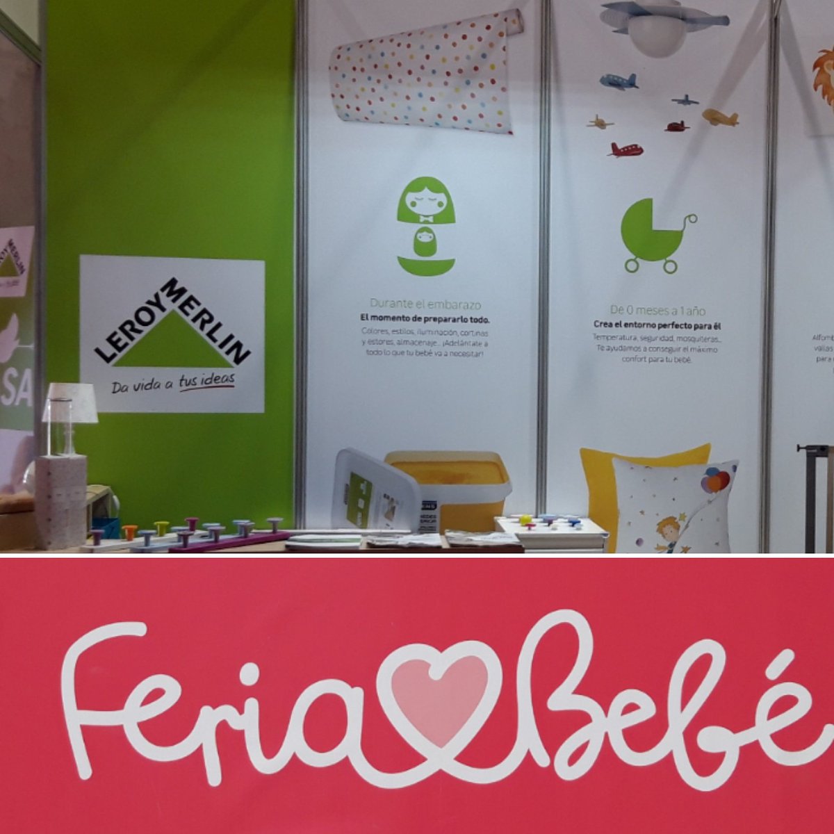 ABCBricoDeco's tweet photo. Ha llegado el día D!
Hoy se inaugura la #FeriaBebes en la feria de muestras de Valencia. #LeroyMerlinValencia estamos aqui, para asesorarte sobre la reforma de tu casa antes del nacimiento de bebé . Y tendremos talleres para adultos y #niños.  
#somosleroymerlin @leroymerlin_es https://t.co/nmB7GygZ0S
