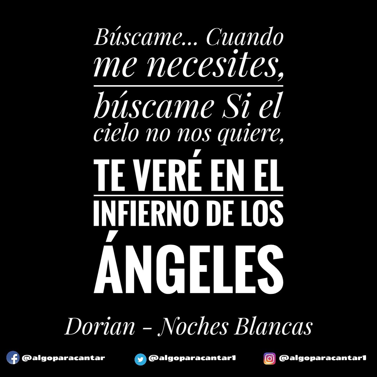 توییتر \ Algo Para Cantar در توییتر: «#Frases #Dorian #NochesBlancas  /09OHEb9DR7»