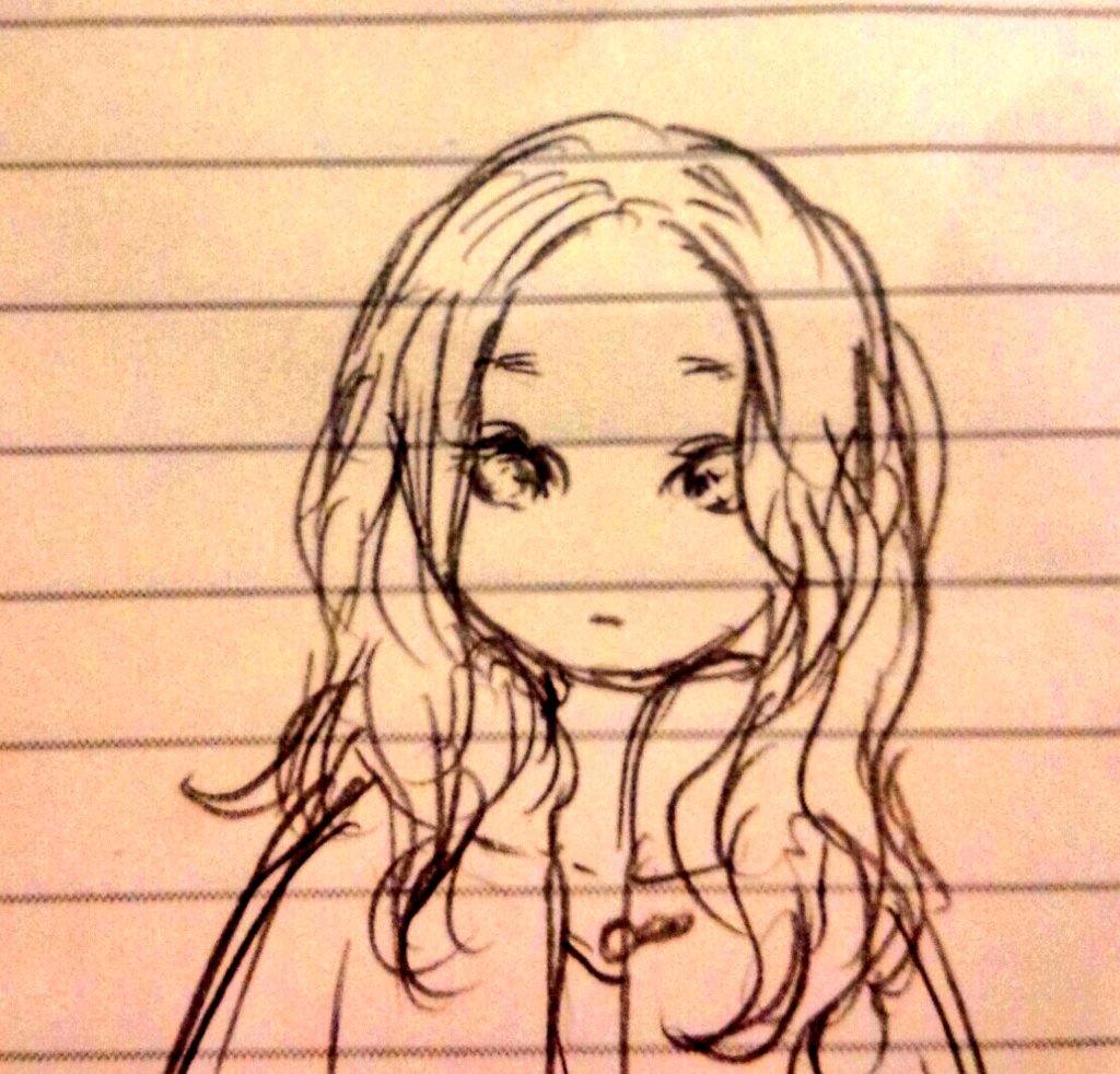 だぼだぼの大人服着てる女の子ってかわいいなあっていうらくがき 
