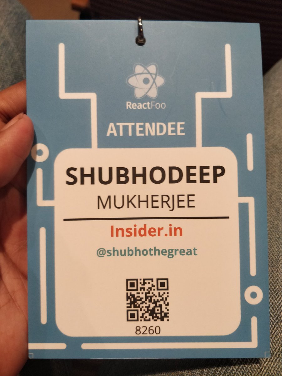 shubhothegreat's tweet image. #ReactFoo @ReactFoo