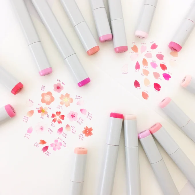 デスクの上にも春が来た
#copicmarkers 
#コピック 