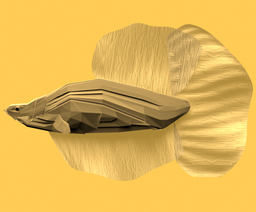 RFTobar's tweet photo. More #wip of #fish . #octanerender #lightwave3d #animalart #cgart #digitalart #modeling #digitalorigami #lowpoly https://t.co/43bD85561i