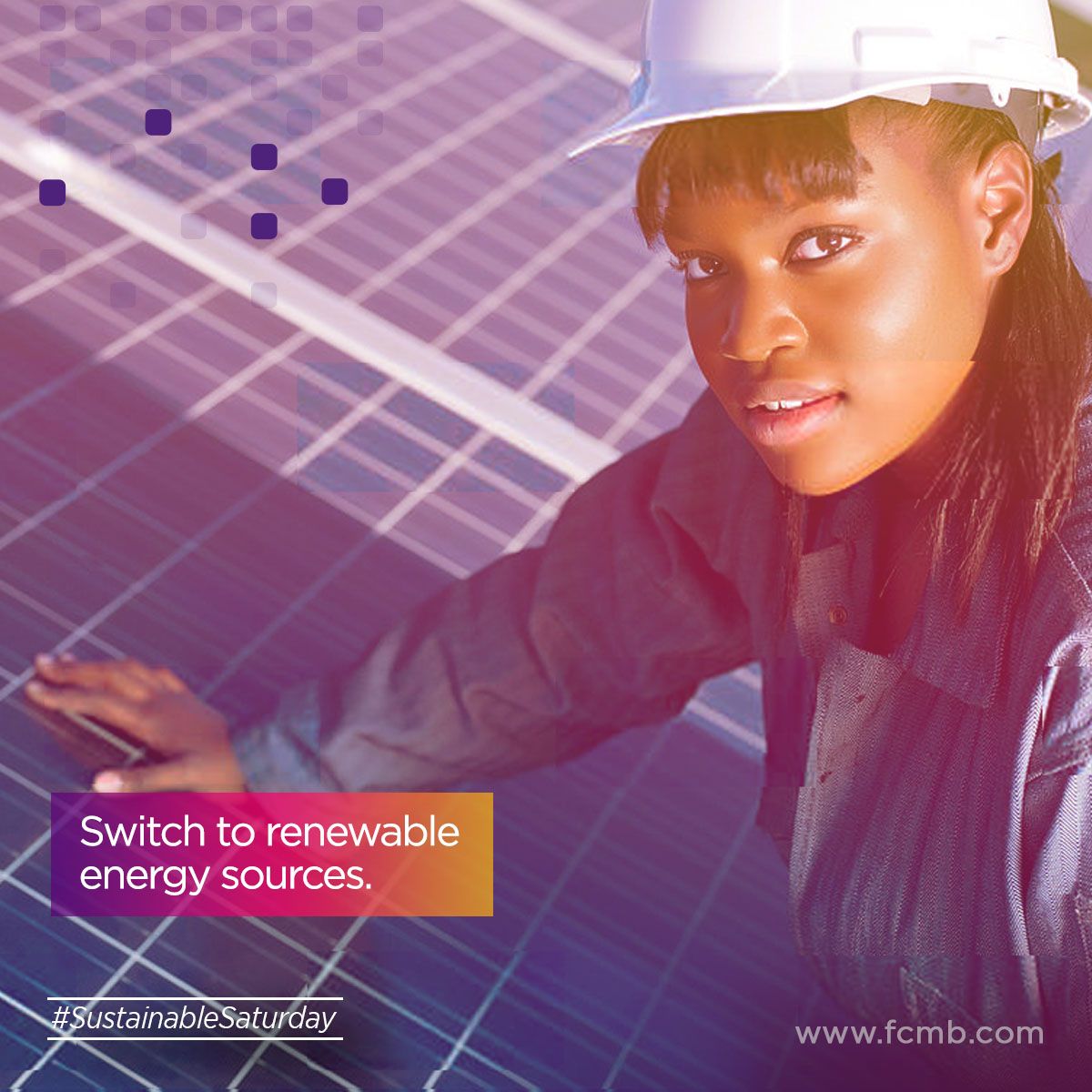 Getting started with renewable energy sources like solar power can be costly, but it’s more cost-effective in the long run.

Why not make the switch if you can? It involves low maintenance cost and...

#FCMB #SustainableSaturday #MyBankandI #Sustainability #ThinkSustainability