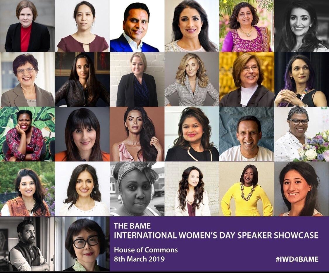 RupaGanatra's tweet photo. Very excited to co-host an historic BAME International Women’s Day Showcase at the House of Commons with @RupalKantaria #IWD4BAME #IWD2019 #BalanceForBetter https://t.co/6cnzBbM0bh