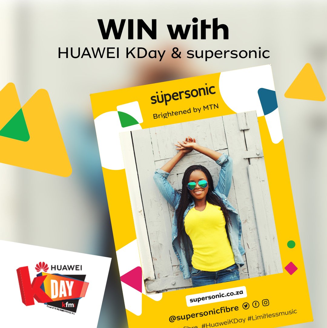 supersonicfibre's tweet image. supersonic and @mtnza are offering FREE WiFi at #HuaweiKDay! Come and say hi to us – you might even walk away with something exciting! #WeGotU @kfmza