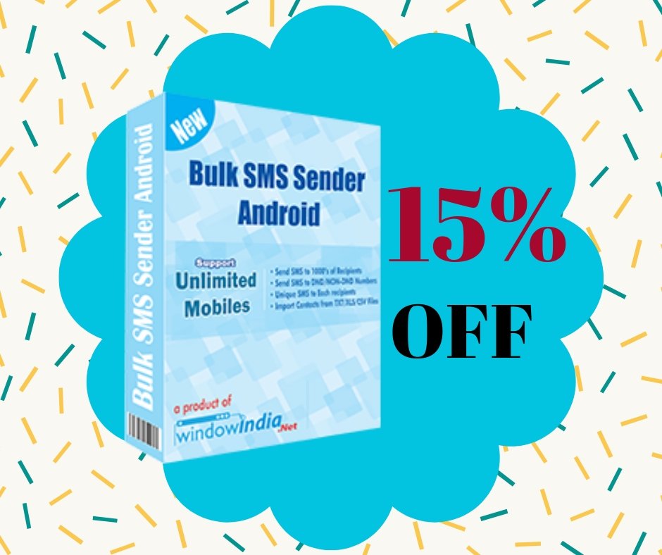 WindowIndia1's tweet image. Bulk SMS Sender Android help to reach your write audience, according to your need of business. Buy this software with a 15% discount on this weekend. Hurry up limited offer!!
#bulktextmessagingsoftware #androidbulksmssender 
windowindia.net/bulk-sms-andro…