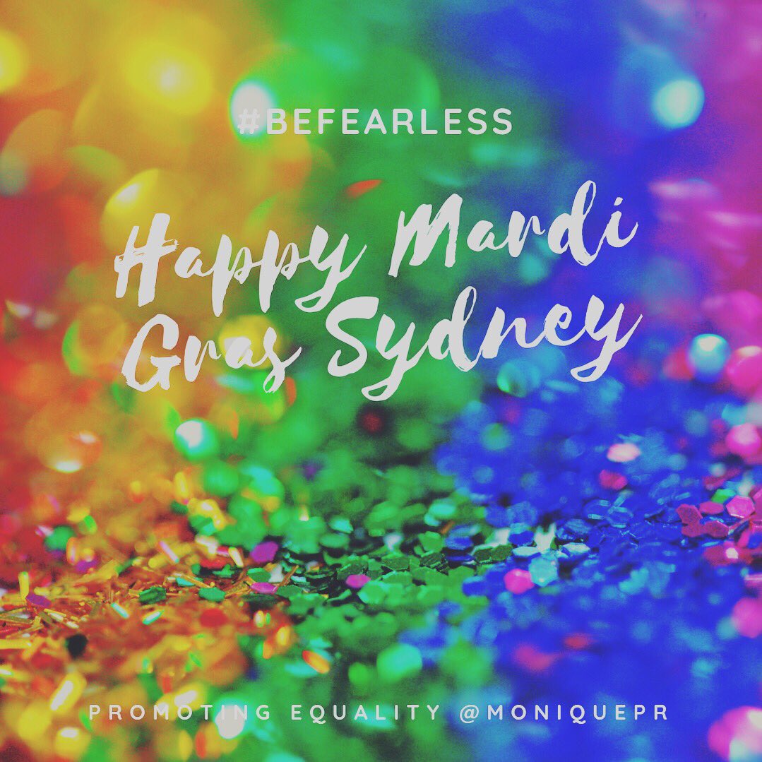 moniquepr's tweet photo. #BeFearless and promote equality in everything. Have fun Sydney! #podcast #equality #love https://t.co/TxEbyQygLU