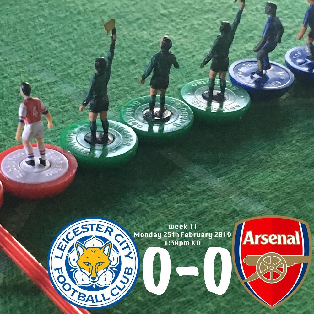 SubbuteoL's tweet image. Subbuteo Premier league returned this week after a unofficial 6 week rest for the clubs.

Two games were played. The rest were simmed based on their form in the Subbuteo league this season. 
Liverpool are still facing that back to back title curse as they lost at Selhurst Park.