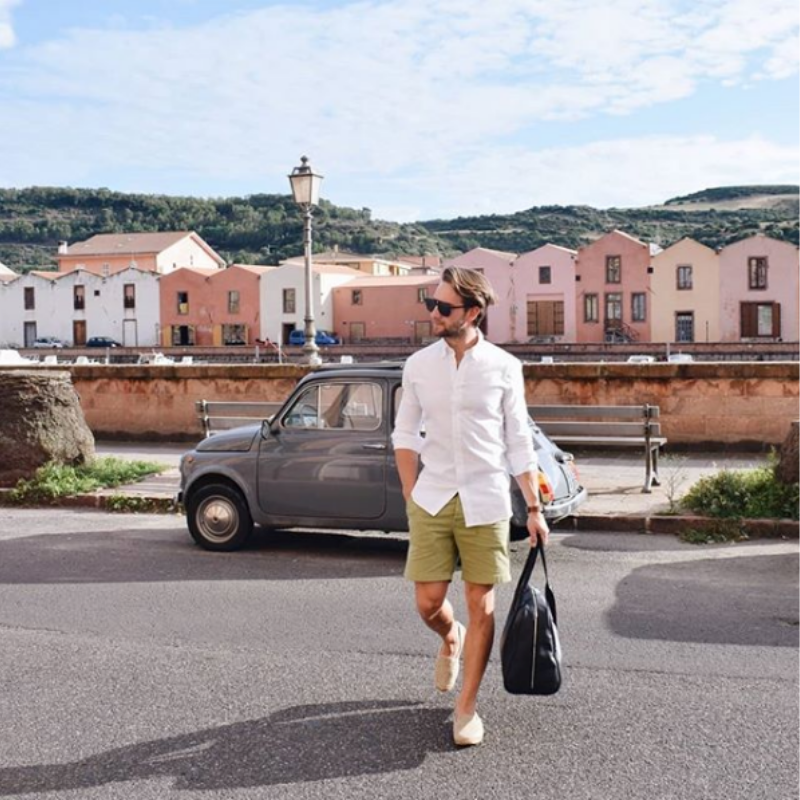 ArsanteSweden's tweet photo. Arsante Mini weekend bag in beautiful Sardinia 😎 #fiat500 #cinquecento #fiate #arsantesweden #arsante #sunnyday #sardinia #sardegna #weekendbag #ootd #nordicdesign #sweden #arsanteinitaly #menstreetsttyle #fashion #architecture #luxurytravel https://t.co/aThkHUZG2w https://t.co/Lt2se7X5ZZ