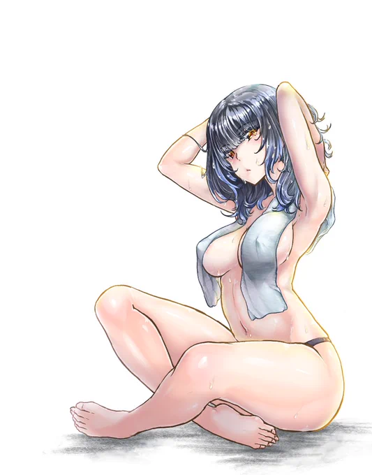 [R-18] あぐら #オリジナル https://t.co/y3v96NQSy0 