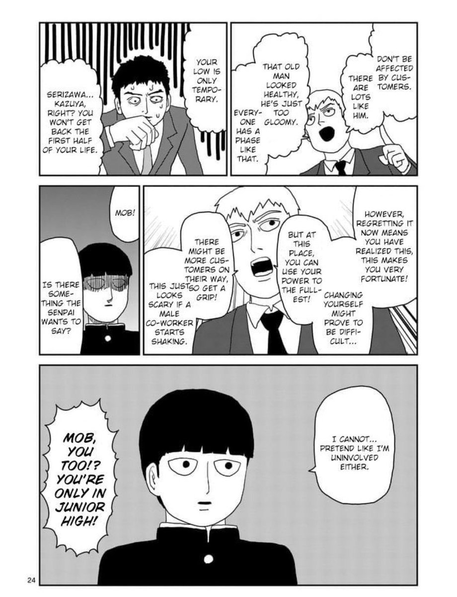 remember when serizawa and mob had a middlelife crisis