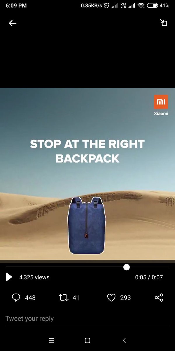 333Hanzala's tweet photo. @XiaomiIndia Got the bag https://t.co/C21vpR2jxU