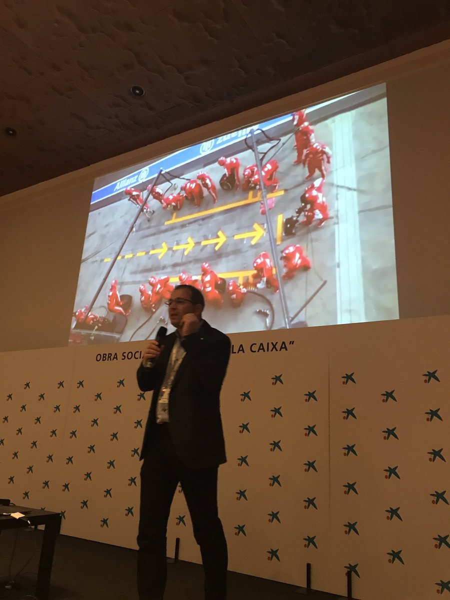 “Cada uno tiene una función en el equipo, saber qué se espera de nosotros y no fallar” <a href="/JavierPanzano/">Javier Panzano</a> #TYCM19 en <a href="/CaixaForum/">CaixaForum</a>