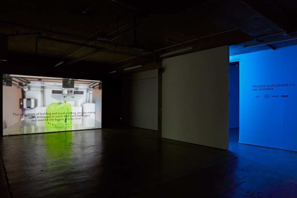 GasworksLondon's tweet photo. Process Accelerator 2.0 by Finnish-based artist Anu Suhonen is on view at @block_336 until 9th March, open Thurs-Sat 12-6pm! The exhibition is the outcome of a fully-funded residency held in conjunction with the @FinInstLondon #block336 #AnuSuhonen https://t.co/j287c44T2Z