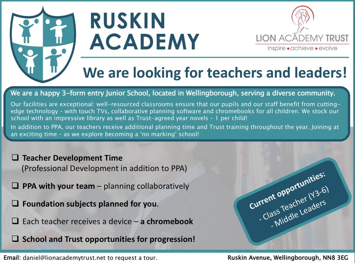 barclay_primary's tweet photo. Join one of our sister schools!  Hello @RuskinAcademy in Wellingborough! https://t.co/XEp7NcZoMD