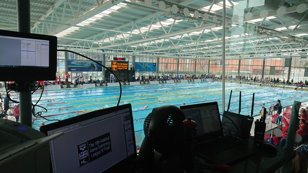 SwimTiming's tweet image. After a couple of teething issues, we are now all ready to go for the 19th National Arena Swimming League B Final. #NASL2019 @Natswimleague
