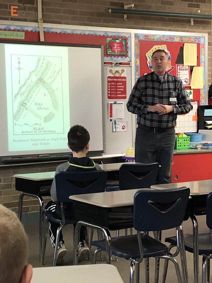 CrimGrade4BGCS's tweet photo. Thank you Mr. McMaster for teaching us about NW Ohio native Americans! @francis_scruci @francis_scruci @KaraffaAlyssa https://t.co/D1hf9CaNZZ