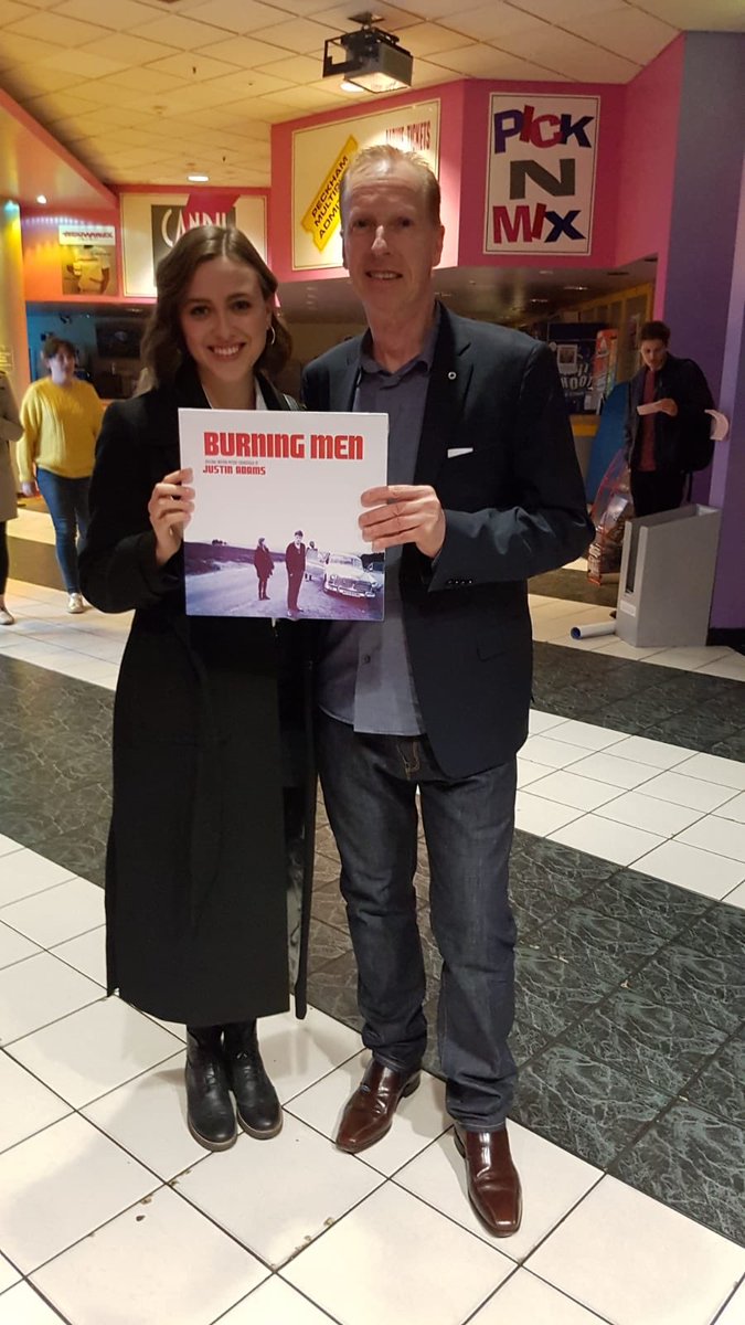 JeremyWooding's tweet image. ⁦@Peckhamplex⁩ with ⁦@elinorcrawley⁩ last night ⁦@BurningMenFilm⁩