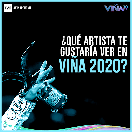 ¿Tienes a algún favorito para #Viña2020? 🤔🤔 Nosotr@s tenemos a varios .. Comenta con el artista que te gustaría ver ⬇️⬇️