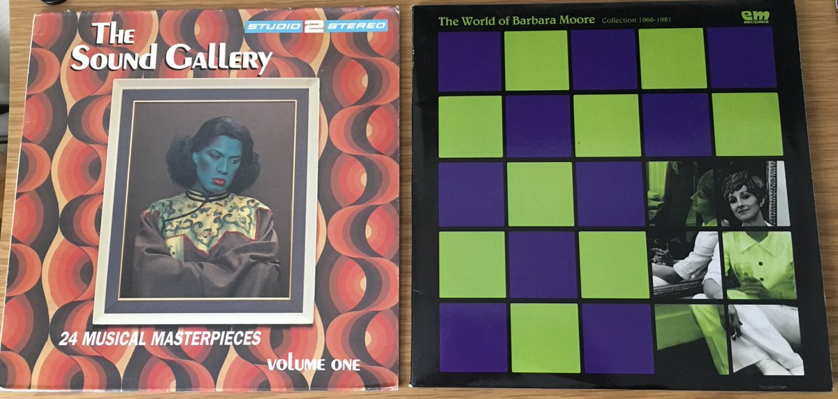 andyAVAVsystems's tweet photo. Couple of #LibraryMusic finds
#Studio2Stereo with Hawkshaw,Dale,Keating etc
The Barbara Moore Comp is superb.Singer,composer,arranger for Hudson,DeWolfe etc.Check pics 3&4 to see some of her work. Another of those unsung, talented women who were pioneers. Nice Japanese Pressing https://t.co/t4lG7OGHd6