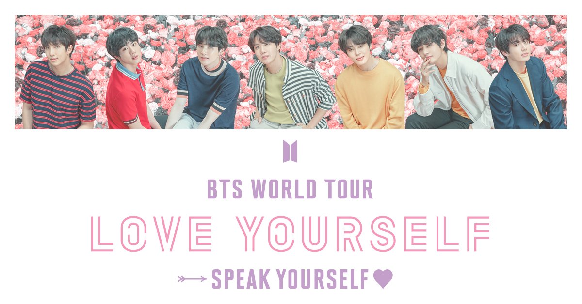 Thanks to all your love and support, NEW SHOW ADDED!

BTS WORLD TOUR  ‘LOVE YOURSELF: SPEAK YOURSELF’  is coming to WEMBLEY STADIUM on 02.06.2019! 

Get more info here! bit.ly/2EFLTvo 

#BTS #SPEAKYOURSELF #LONDON #WEMBLEYSTADIUM