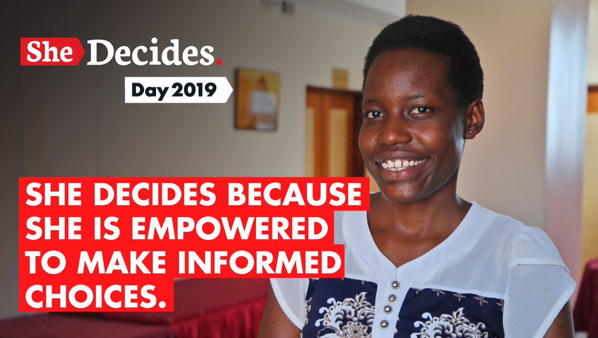 #SheDecides
How many kids she wants to have, when, with who  

She Decides who to have SEX with 

She decides for her body

She decides on her future!! 

#Nimeamua

#Usiniamulie

#SheDecidesKenya