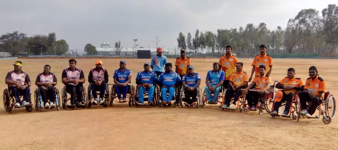 IMVoyager's tweet photo. Howzzat! Watching wheelchair cricket is indeed a revelation #EverydayAbility #EverydayAdventure #FirefoxBikes #AdventuresBeyondBarriers #Volunteer4India #WheelchairCricket #Bengaluru https://t.co/VCg3x0eOBm