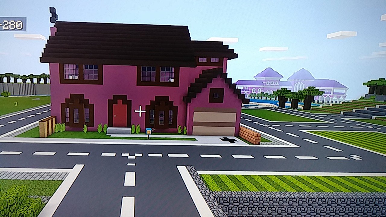 Casa dos Simpsons - MineCraft by LUISHATAKEUCHIHA on DeviantArt