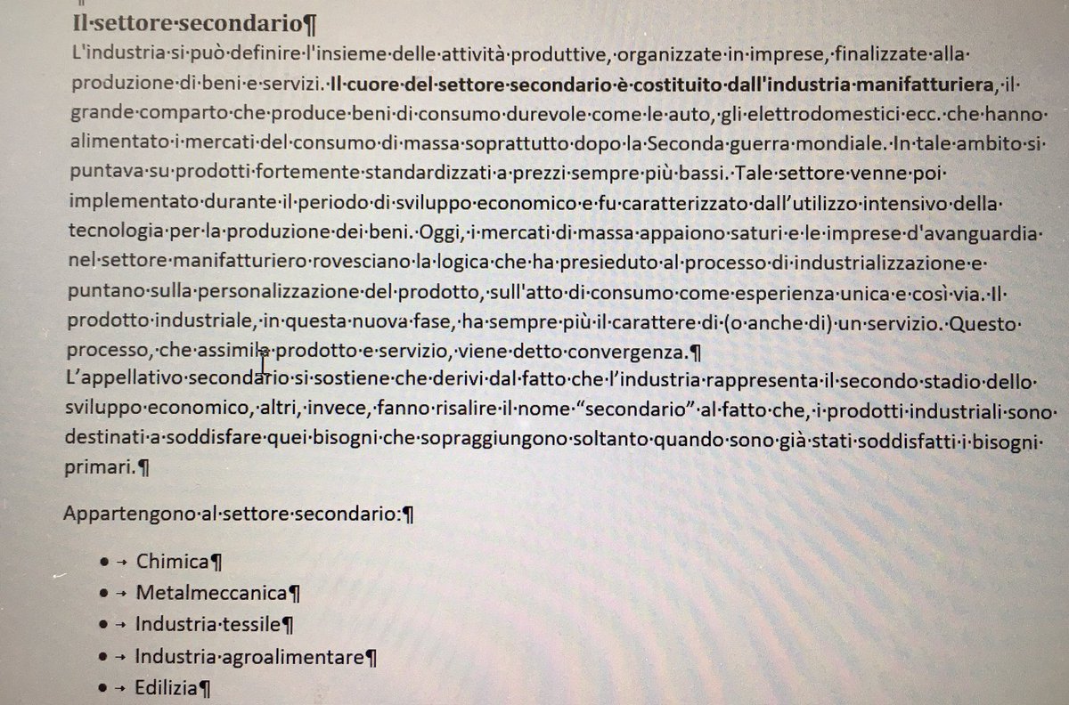 AliceFragorzi's tweet photo. Partendo dalla definizione di ciò che si intende per settore secondario #IRL2019 https://t.co/o7SqJMpeft