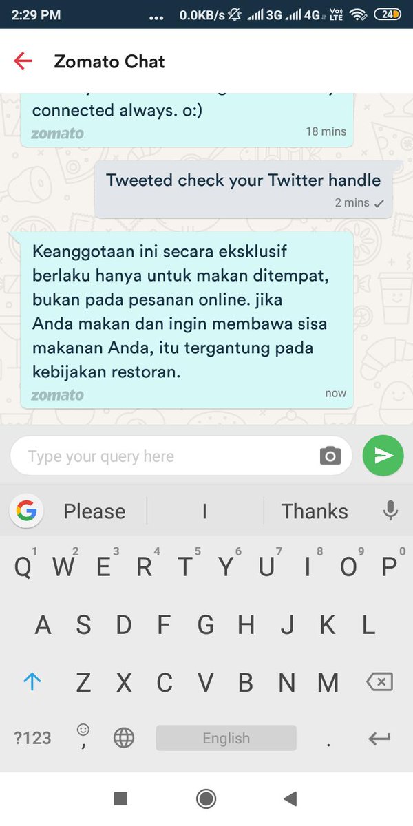 Dev_EDB's tweet photo. @zomatocare @fssaiindia @PMOIndia @ZomatoIN @ZomatoUK @UPGovt @SwachhBharatGov @deepigoyal @SwiggyCares @swiggy_in Your customer care executive replied this after tweet https://t.co/1OdPkHDxwf