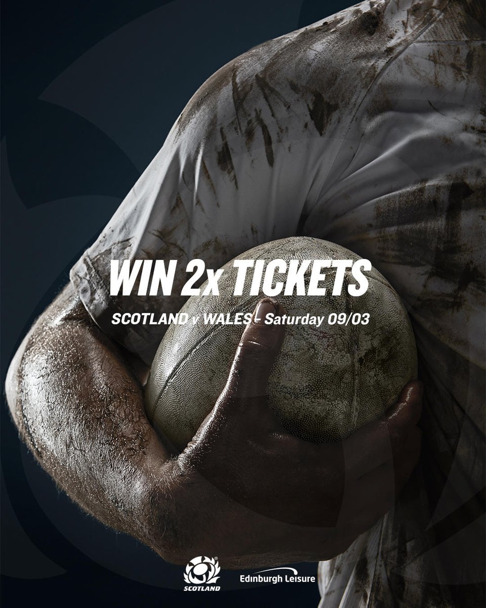 RT for a chance to #win 2x tickets to Scotland v Wales on the 9th March! T&amp;Cs apply.  Who do you think is taking home the #GuinnessSixNations trophy? 🏉