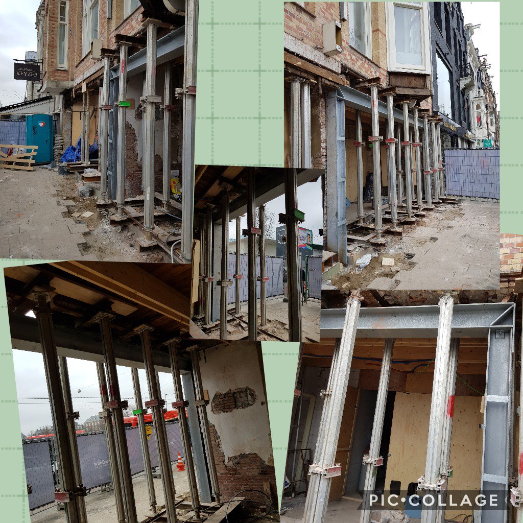 Afgelopen week de staal portaal geplaatst. Project: van Bearlestraat Amsterdam.