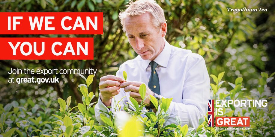 #ExportingisGREAT from #Cornwall  Join us over a cup of #tea