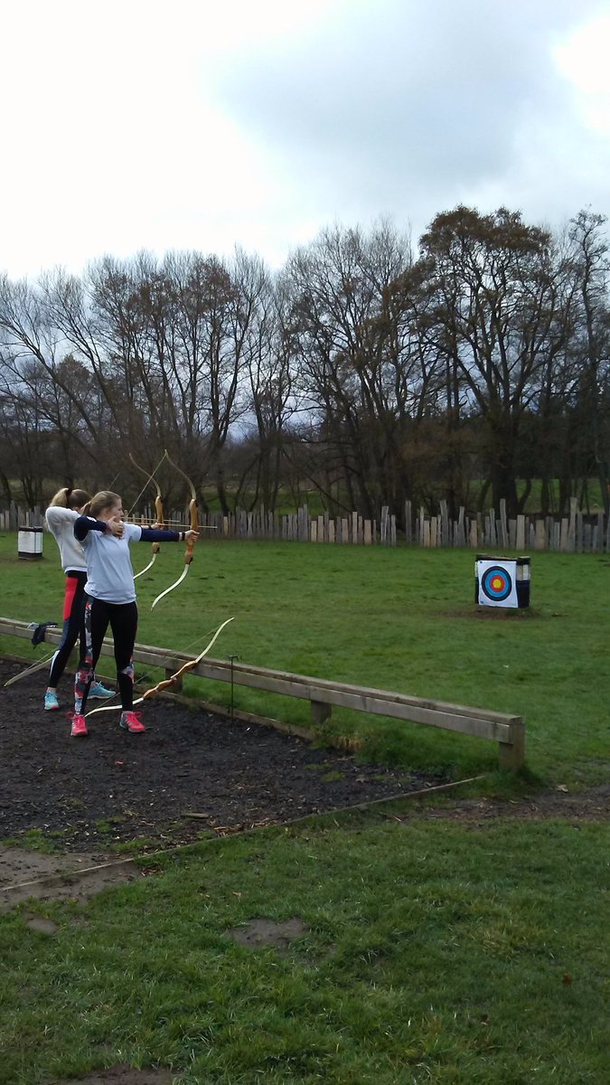 SHSPEdepartment's tweet image. Starting the day with some #archery #netballweekend @ShrewsburyHigh