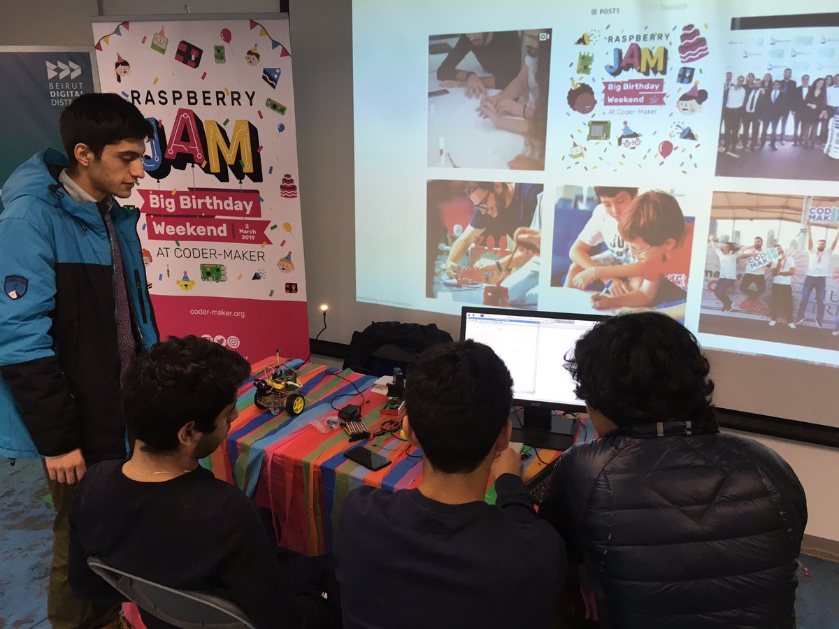 IEAeducators's tweet photo. #rjam #PiParty #codermaker @IEA_RaspBot https://t.co/gkVj0LXgUm