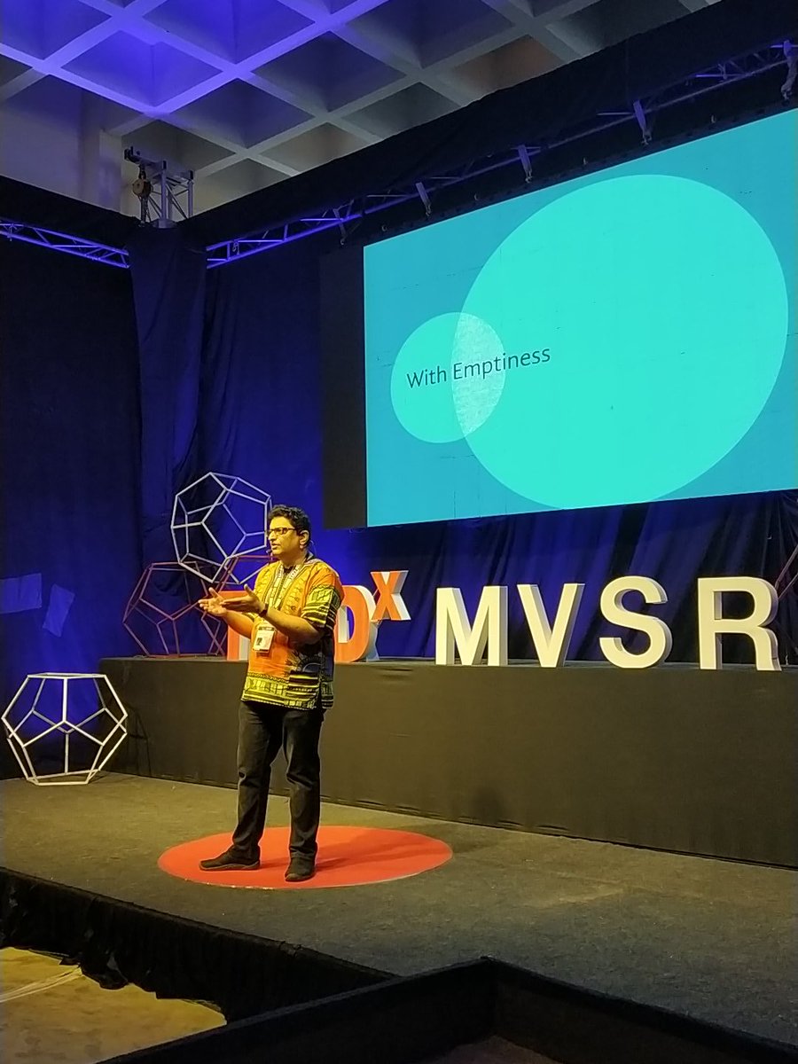 tedxmvsr's tweet photo. Designer Mr. @niyambhushan  Ted talk at #tedxmvsr  #everythingcounts #trdx #mvsr https://t.co/j5EQBIVt2a