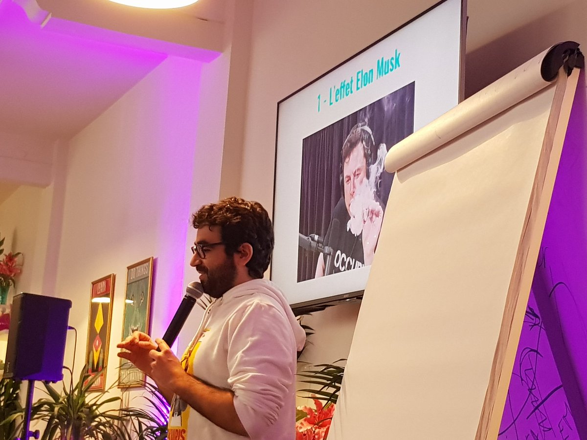 LaurieBarbarin's tweet photo. C'est parti pour le programme #sping19 @_JoinLion de @_TheFamily !
Elon Musk effect : "La plus grande réussite des #entrepreneurs, c'est de vous faire croire qu'ils existent" remix d'une citation du film #UsualSuspects @younesrharbaoui https://t.co/uxLY1FMju1