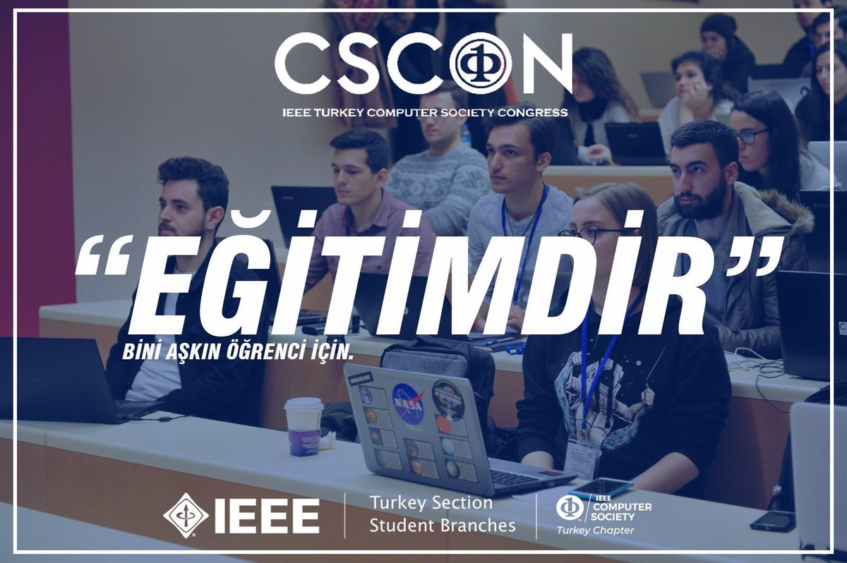 ieeecstrsac's tweet image. IEEE Türkiye Computer Society&apos;nin her yıl farklı öğrenci kollarının ev sahipliğinde organize ettiği,+++  @ieeetrcs @ieeetrcscon @ComputerSociety @ieeetrsb #IEEETURKEYCOMPUTERSOCIETYCONGRESS #CSCON