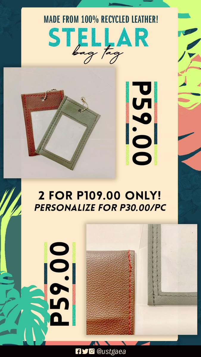 ustgaea's tweet photo. Also, these products can be personalized 😍😍 Just add PHP 30.00 to its original price and DM us what to emboss!! 😁

Perfect for a gift to someone or for personal use 💖 https://t.co/htlHmF0Q66