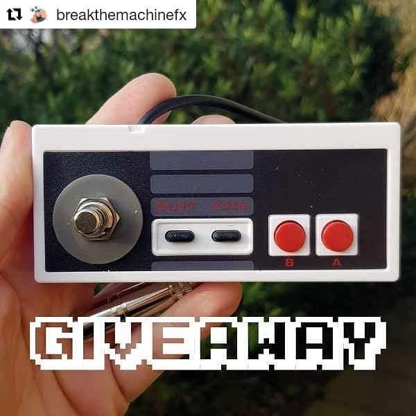 Here's a chance to WIN a NES tap tempo controller. Go follow @breakthemachinefx and comment on their post for a chance to win! 
Original post below:

#Repost @breakthemachinefx (<a href="/get_repost/">Repost</a>)
・・・
GIVEAWAY!!! We are giving away a brand spanking new NES Console Pad Style Tap Te…