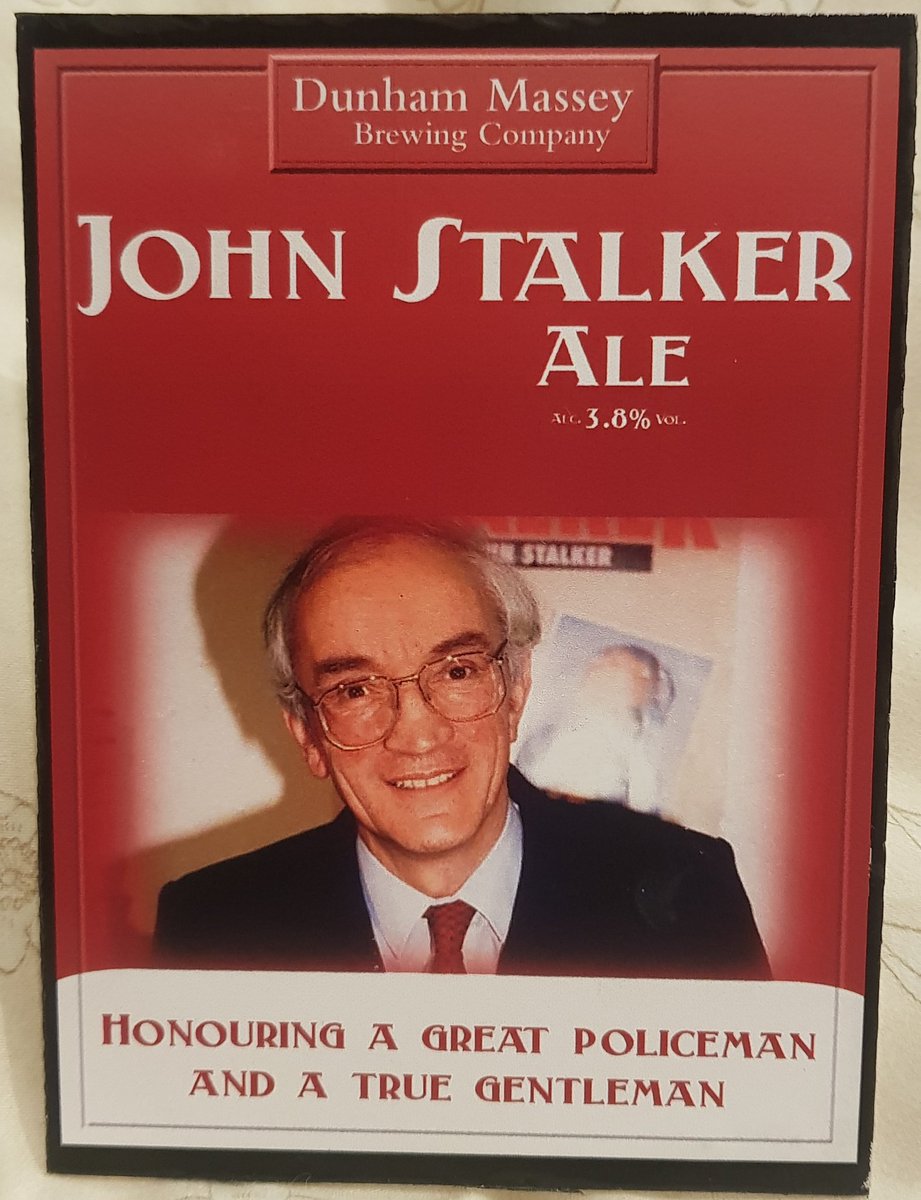 Special ale brewed in memory of a True gentleman.