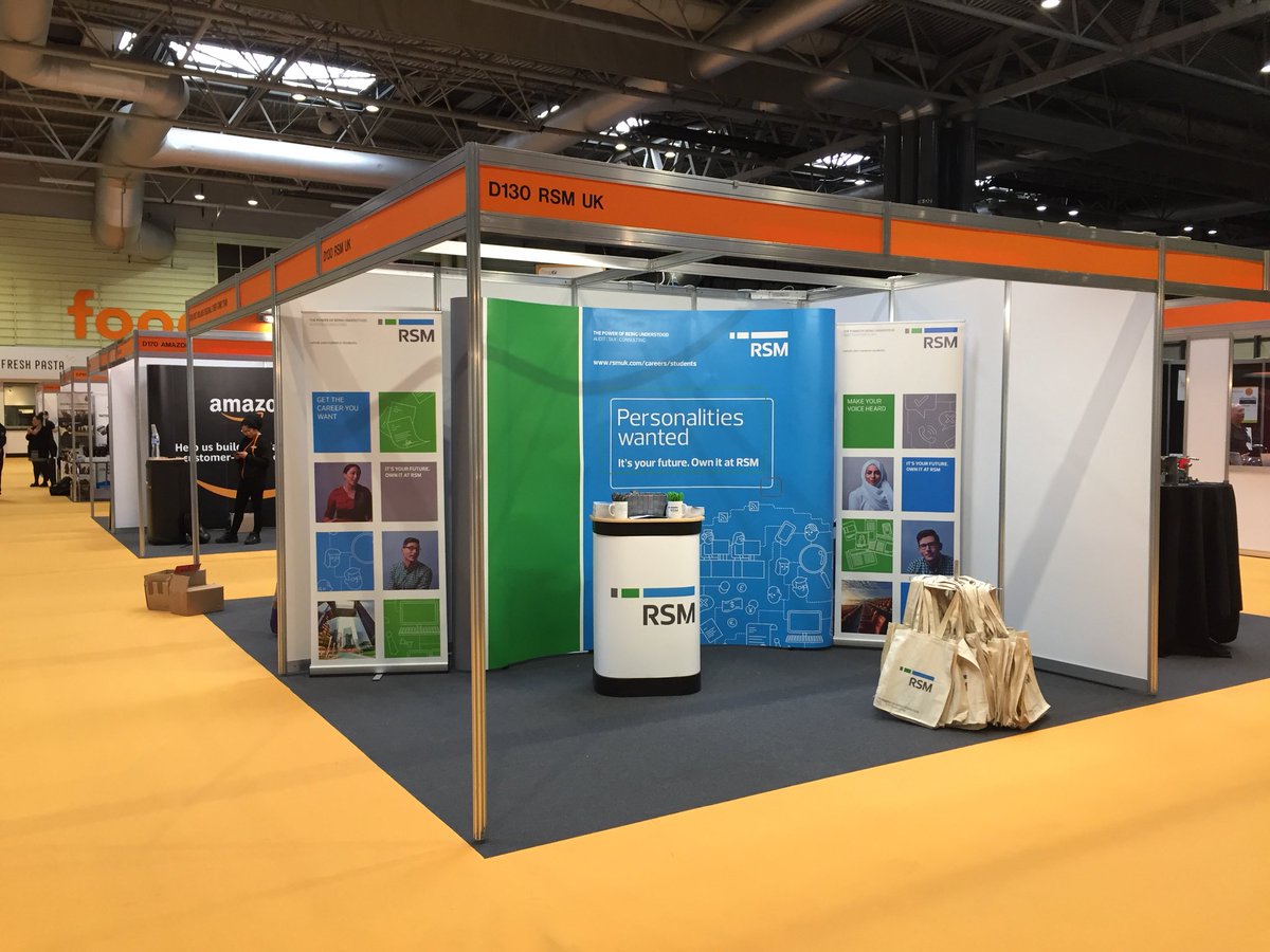 RSMUK_Careers's tweet photo. It’s day 2 at @whatcareerlive Come and see us at stand D130 to talk all things accountancy! #HelloRSM #lifeatRSM #apprenticeships #AAT #ATT #rsmuk https://t.co/7tO3gvnnwL