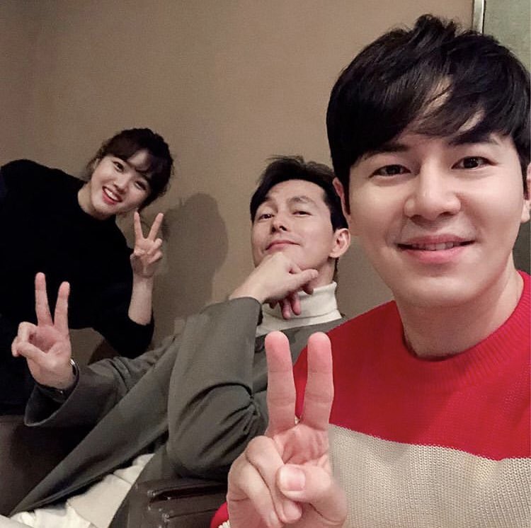 영화 <#증인> 정우성 X 김향기 X 이규형 셀카 _ (출처 : 이규형배우님 인스타)Translate post